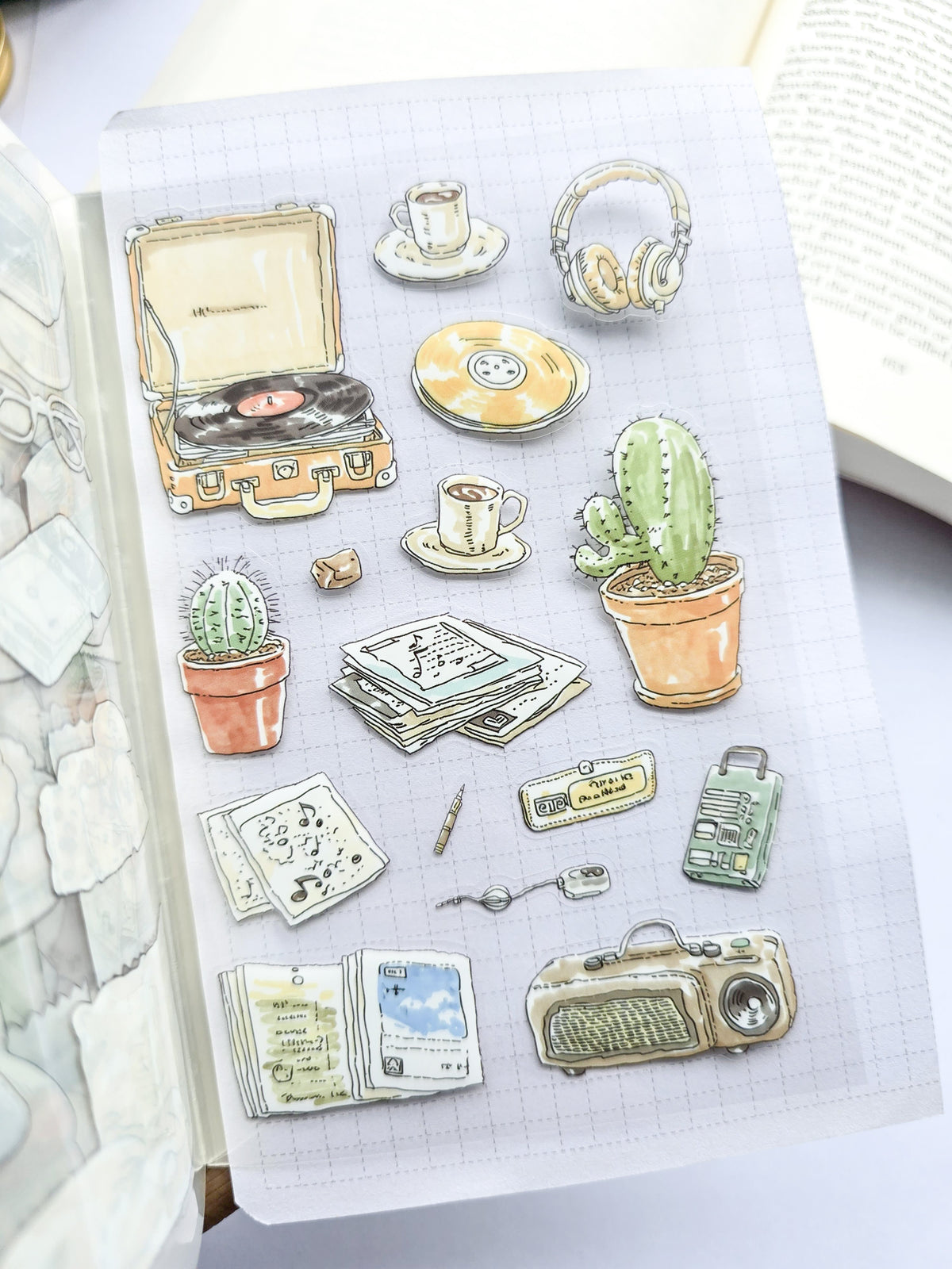 YXFW-404 | Mint Chronicle  | PET | Sticker Book Over 200 Stickers | 150* 100mm