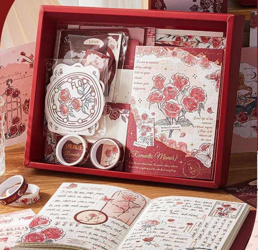 KQ22551-RM |RE |Journal kit | Journal Paper, Ruled Notebook,Journal, Stickers Combo