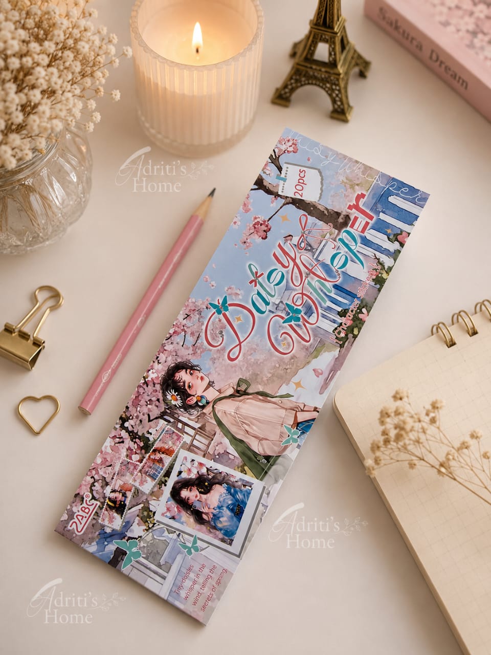 TYRJB-401 | Premium Aesthetic Character Stickers For Journaling And PET Scrapbooking | Featuring Scenic Landscape Designs