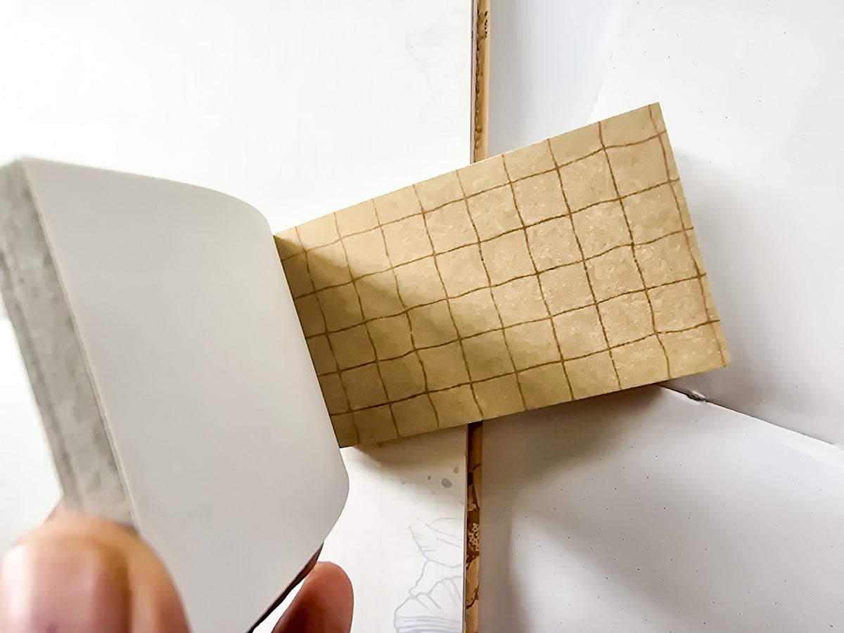 SYZM-606 | Vintage Journal Scrapbook  Papers Pad | 30 Designs | 30x2 Sheets | 80x50 mm