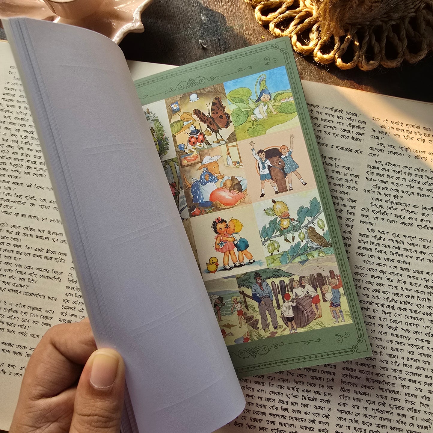KQ1775 |G7/| Vintage Ancient Castle Story (Folk Tale Series) | 20 Sheets. Vintage Sticker Book