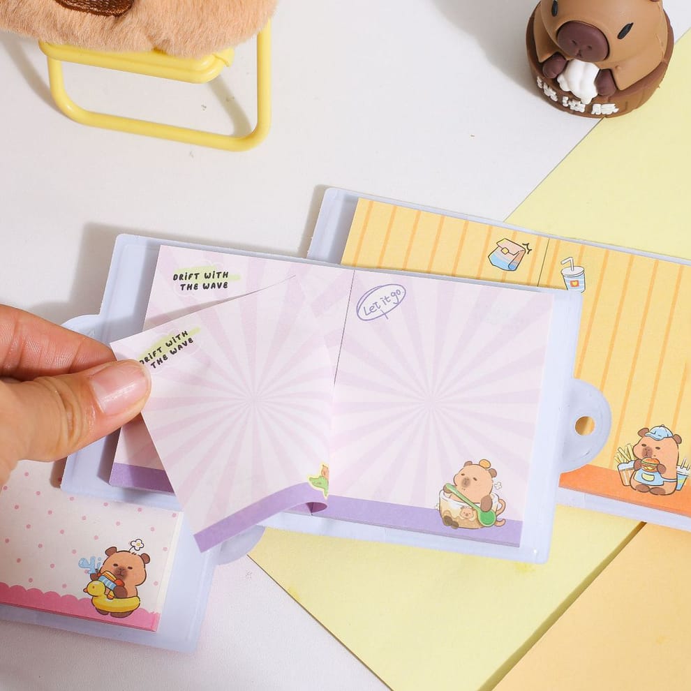 JGSBA8704 |R-B| Capy Bara | Mini Notebook | 5*6.5cm |