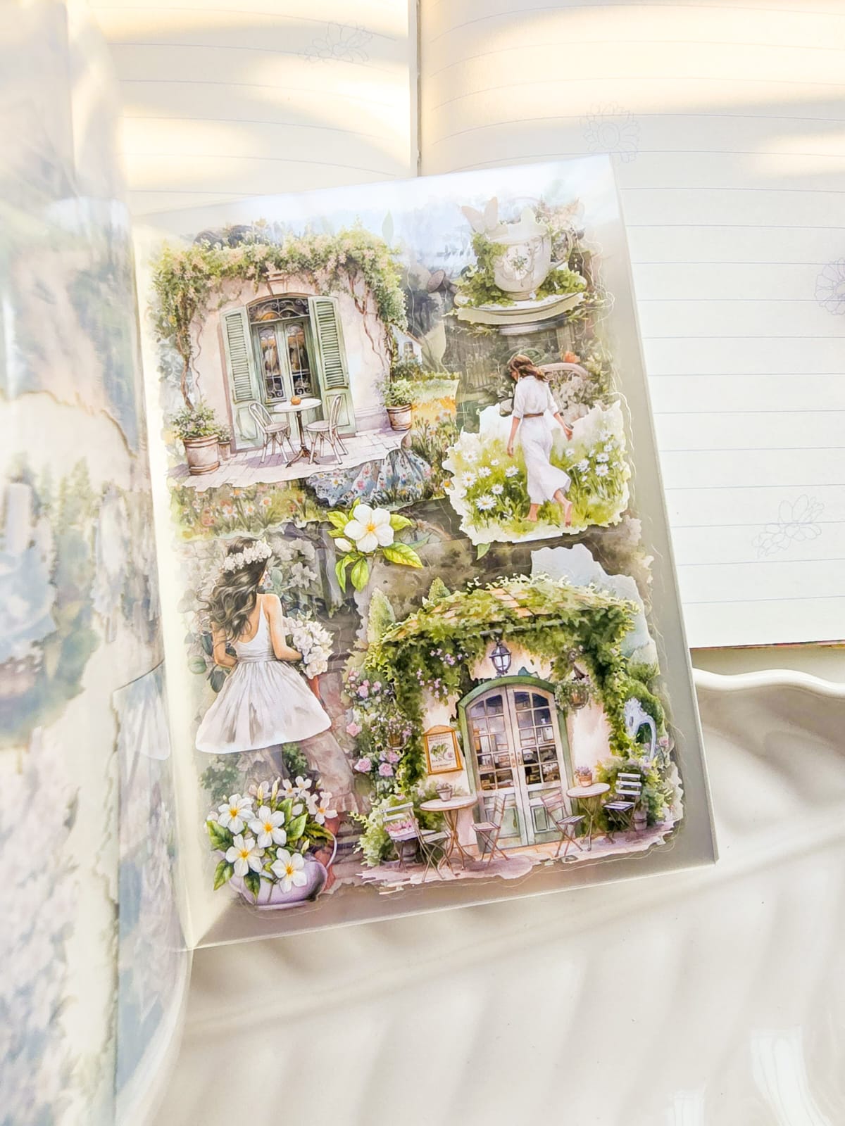 DSB-5390 |G6| Tha Summit of serenity Kawaii Sticker Book | 20sheets|