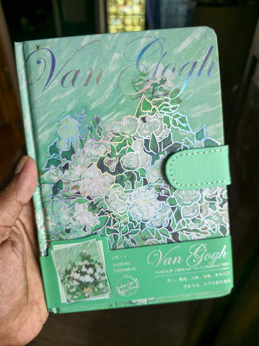 S01047-3 | Van Gogh Floral Theme Notebook | 130×180mm