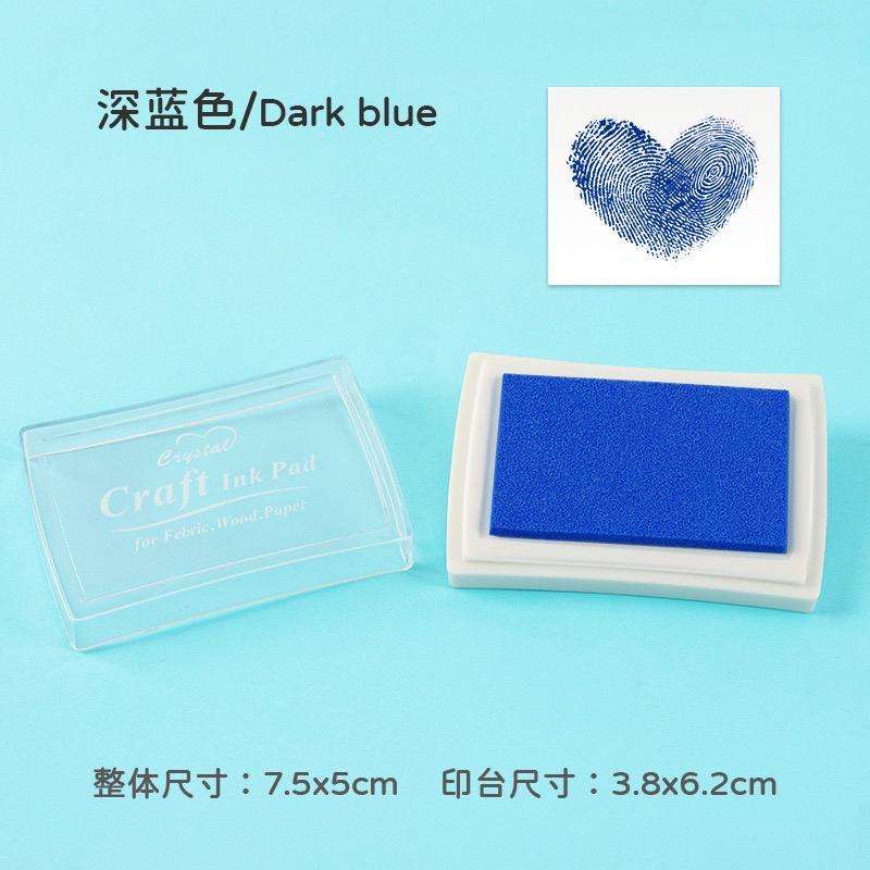 Craft Ink Pad for Wood, Paper, Fabric | Blue | 6x3.8cm