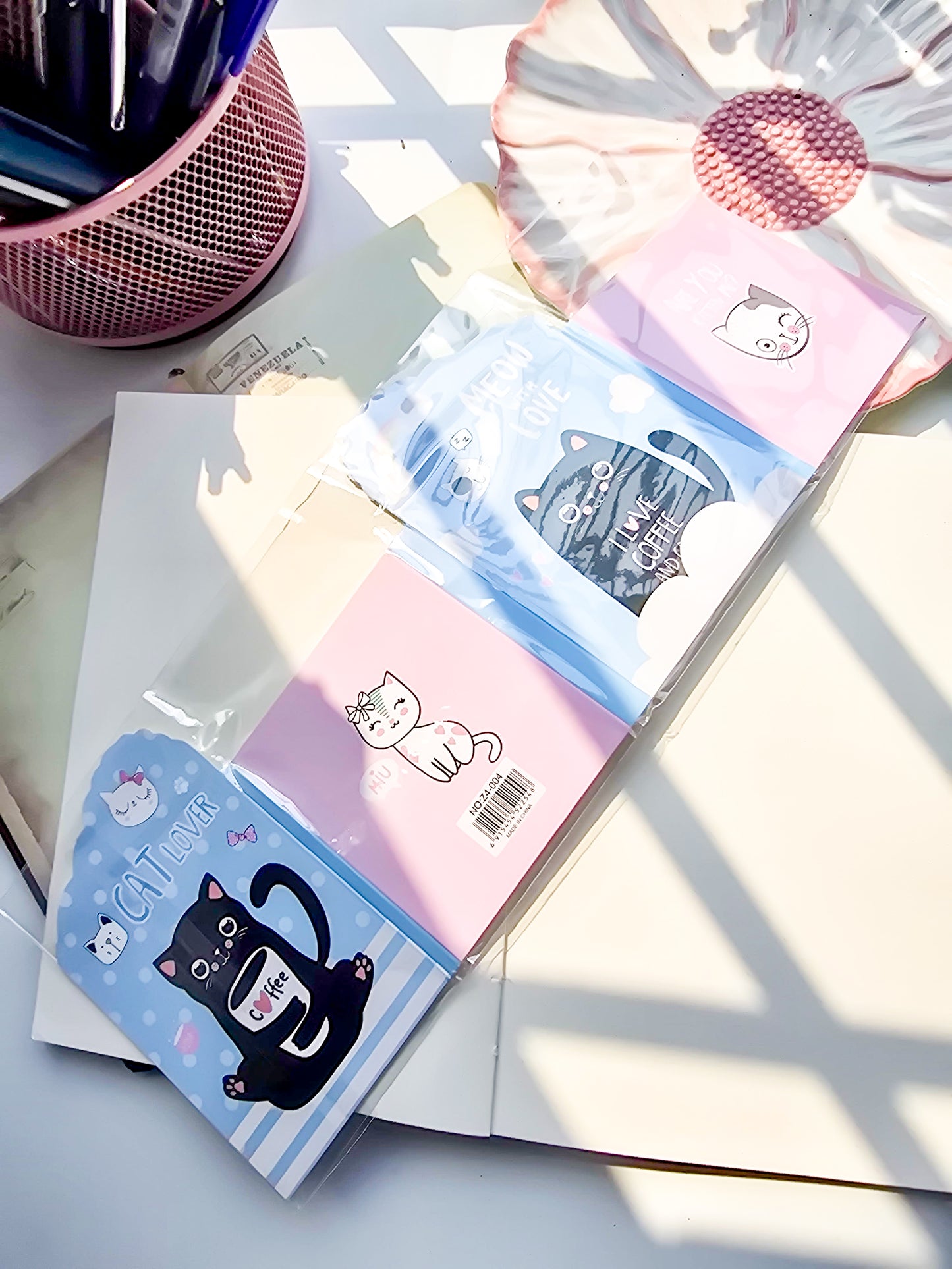 Z4-004 |Kawaii sticky note| MEOW with LOVE
