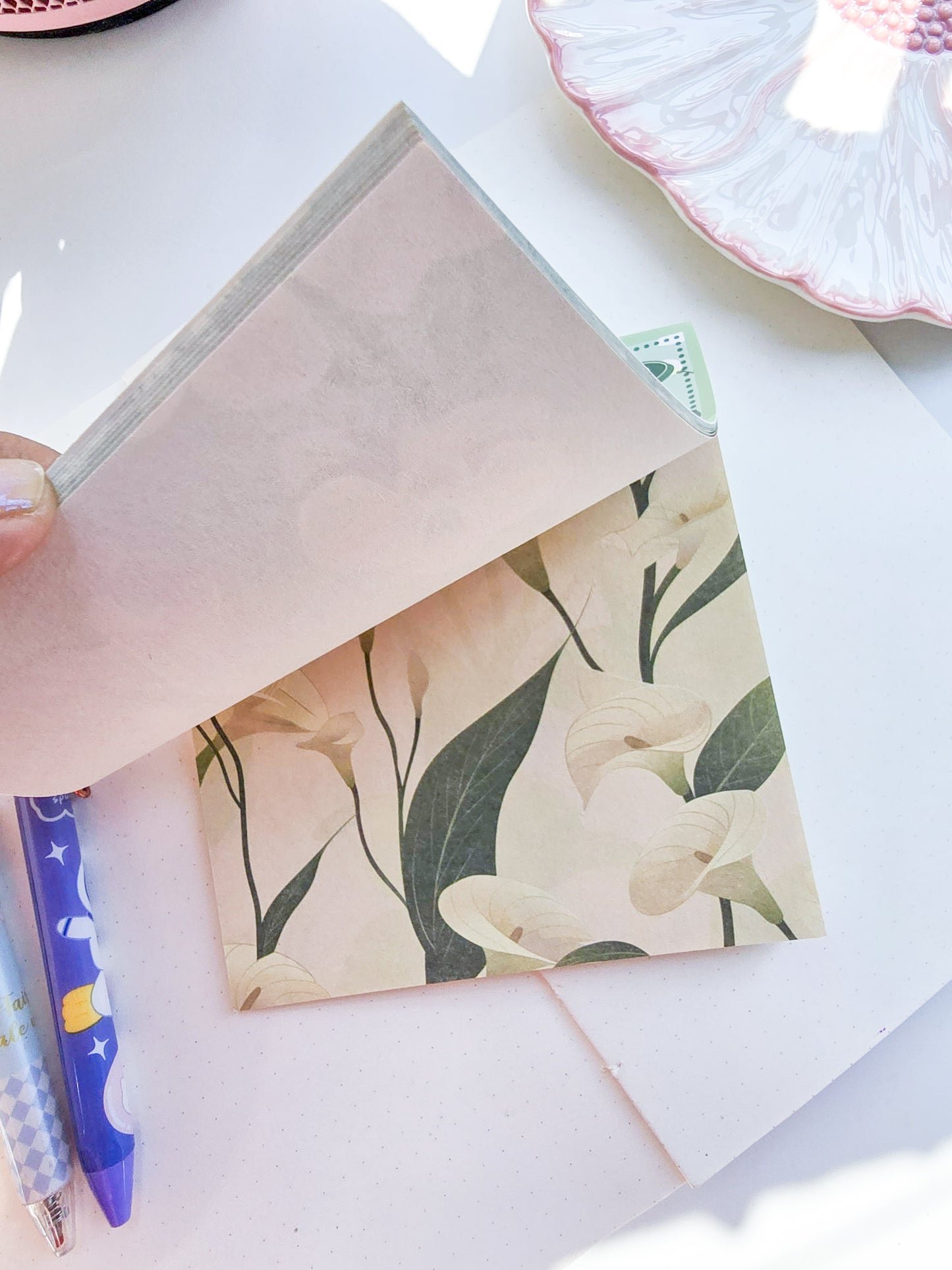 NXSG-602 |G4| Promise Wind Moon|Journal Paper| Floral Vintage Paper|GreenTheme|120*120mm 30 Pcs