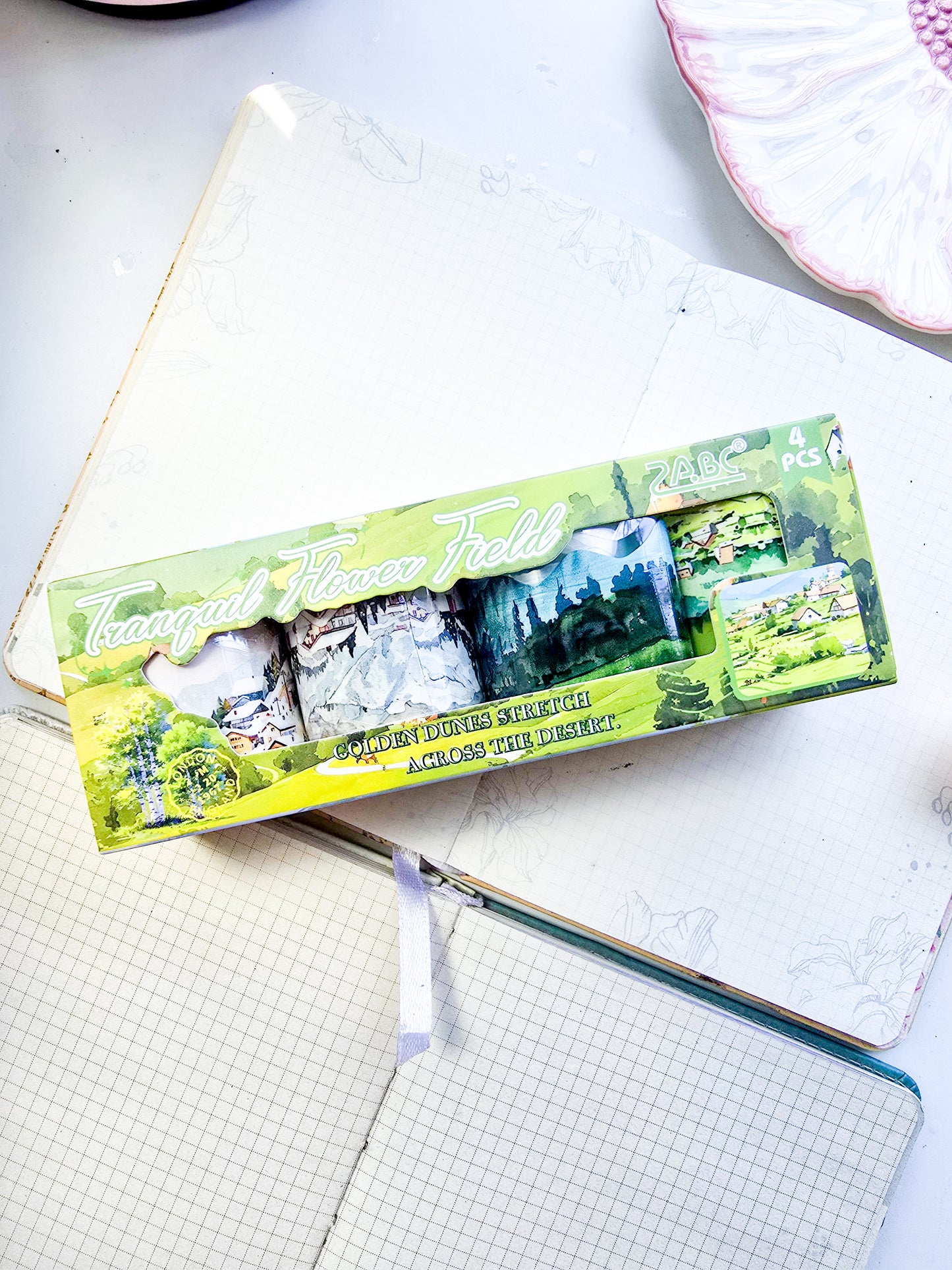 Rhdy-202 | PET | 1pc Sticker Roll | Tranguil Flower Field |