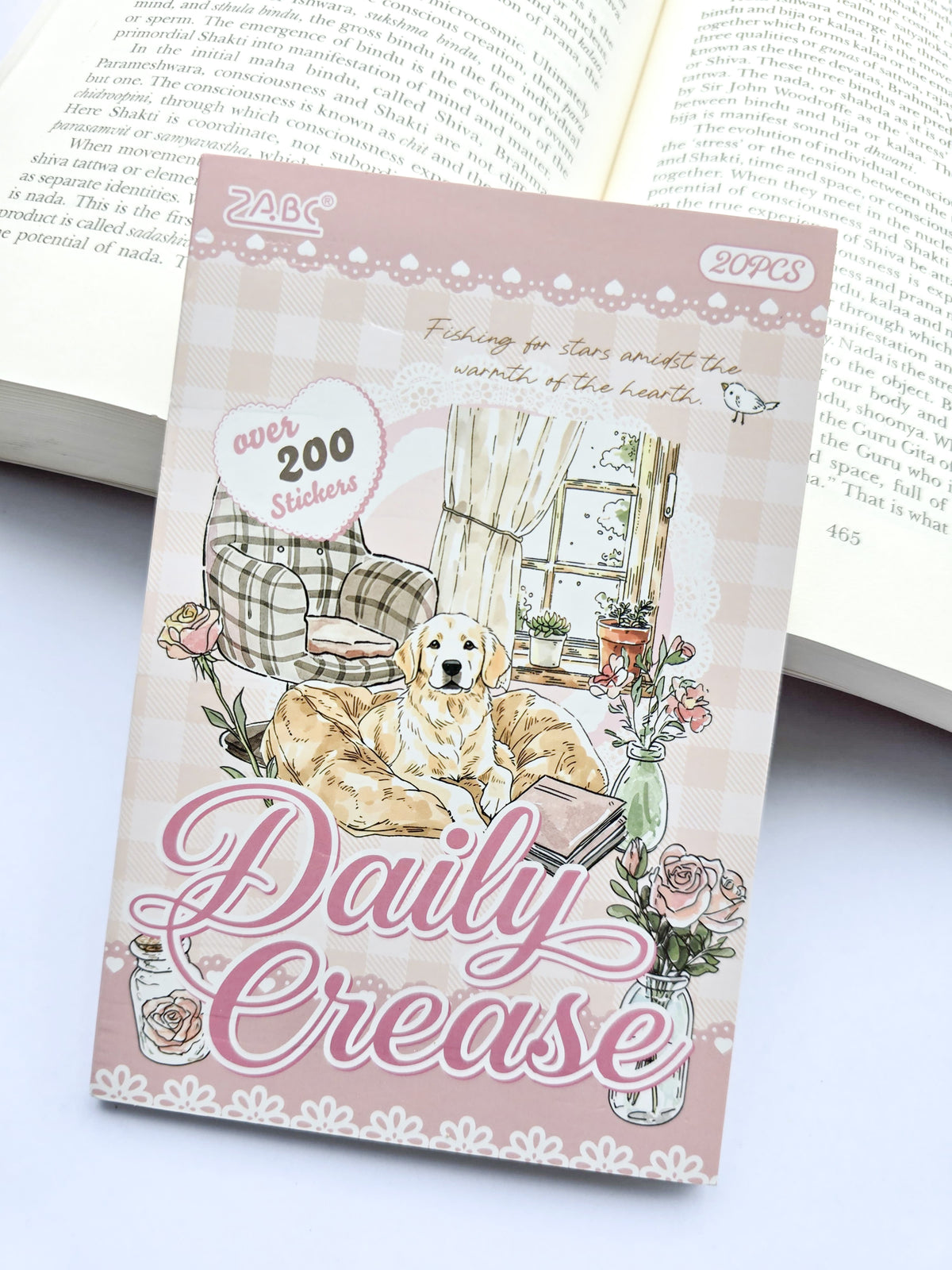 YXFW-403 | Daily Crease  | PET | Sticker Book Over 200 Stickers | 150* 100mm