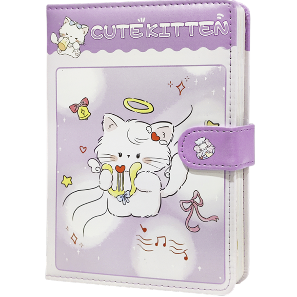 Jgpb361124 ||rf| Kawaii Magnetic Soft Fluffy Cover Diary Notebook | 12.8*18.6 cm |