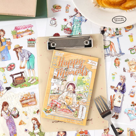 ZZPF2.0-404 | Happy Moments PET Featuring Cozy Daily Life Scenes Like Baking And Cooking |