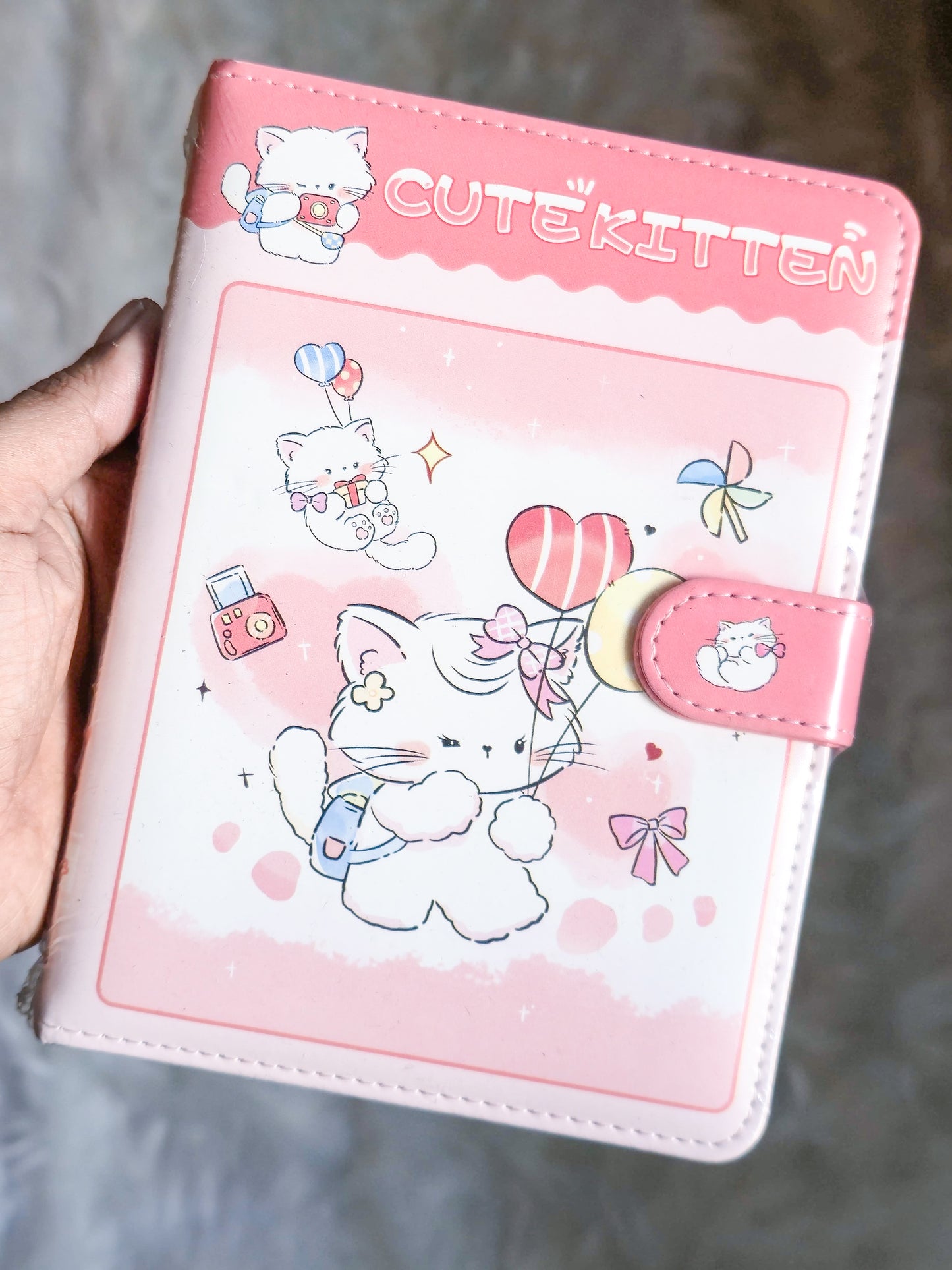 Jgpb361124 ||rf| Kawaii Magnetic Soft Fluffy Cover Diary Notebook | 12.8*18.6 cm |