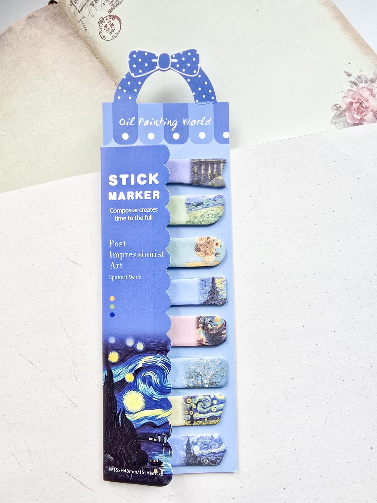 N6 -014|G-5| VAN Gogh Sticky Notes Spiritual World |