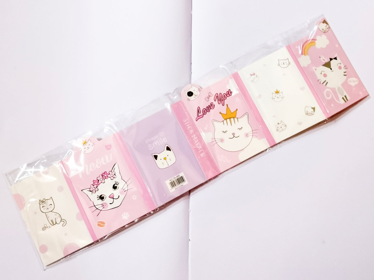 Z6-005 | Cute Cat Start Day With Kawaii Sticky Notes |