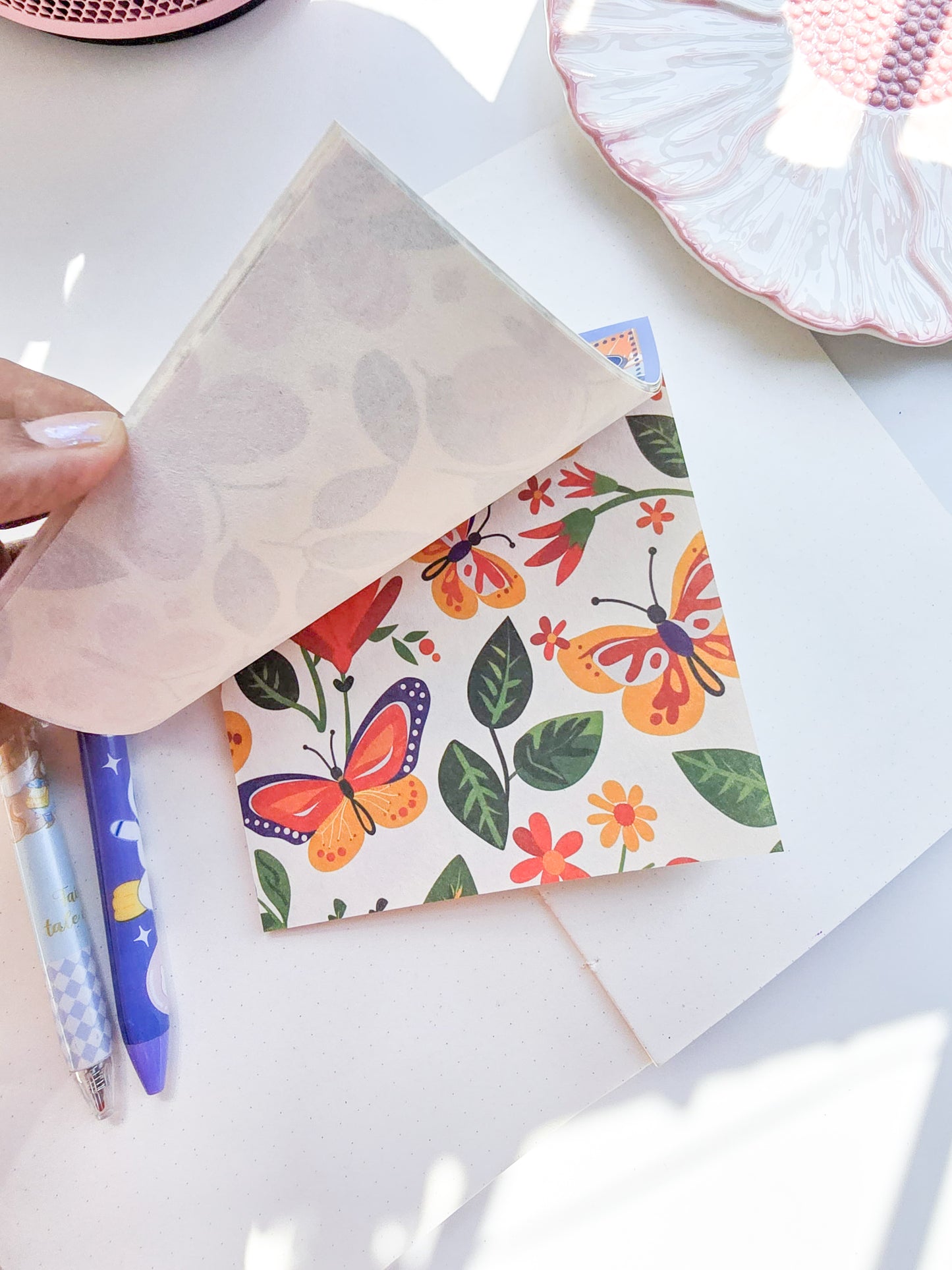 NXSG-603|G-4| Granny Smith Berries| Journal Paper| Floral Vintage Paper| Blue Theme|120*120mm 30 Pcs