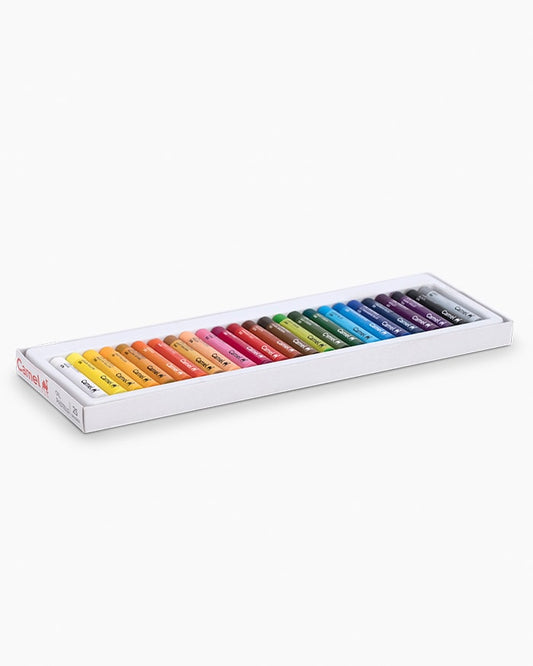 Camel  Student  Oil  Pastels 25 Shades with Free Scraping Tool