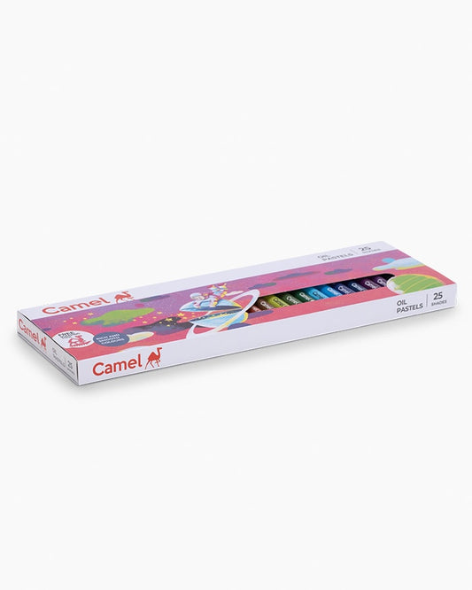 Camel  Student  Oil  Pastels 25 Shades with Free Scraping Tool
