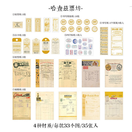 #JPJ003 - Old Ticket Collection 35 Pcs