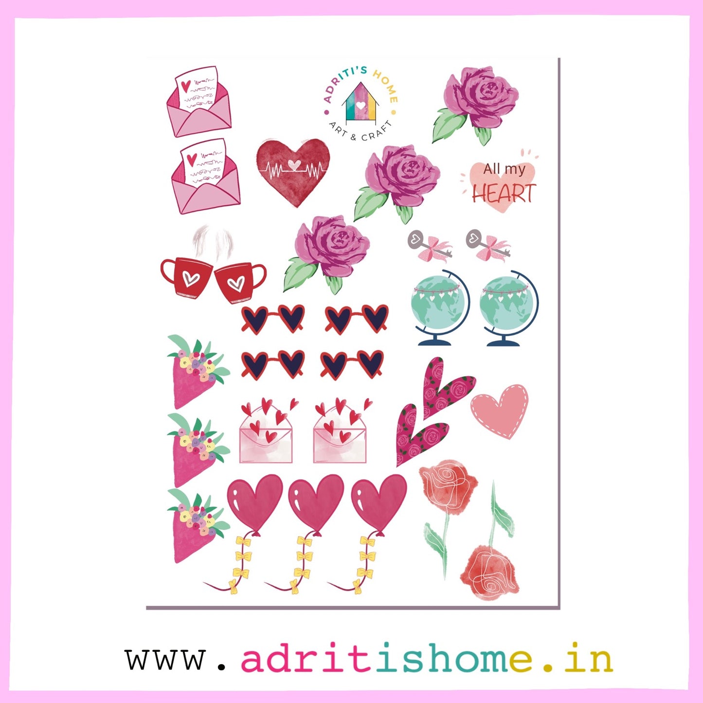 Love Tag Sheet #1