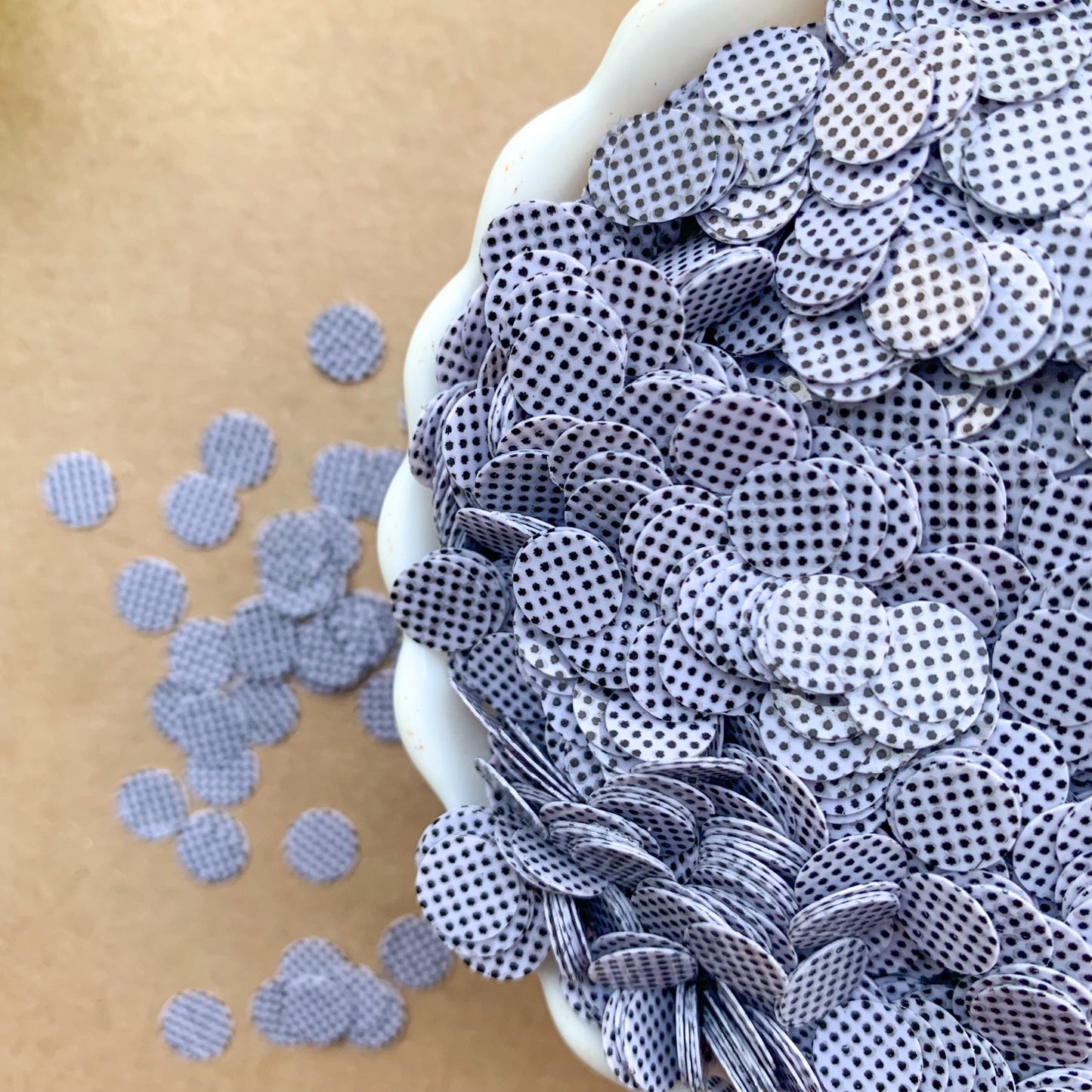 Polka Dot Sequins 1 Pckt = 10 gms