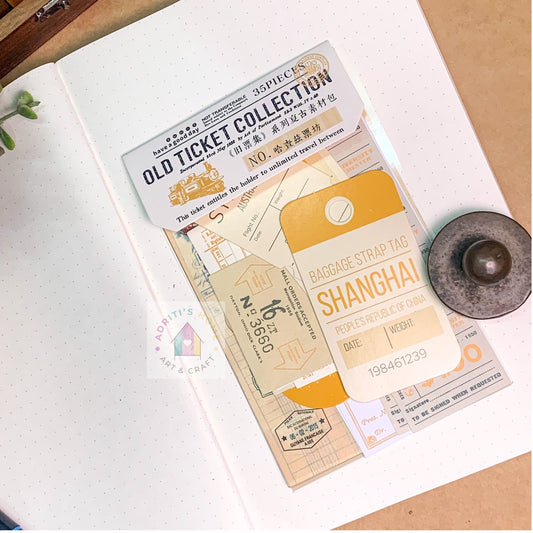 #JPJ003 - Old Ticket Collection 35 Pcs