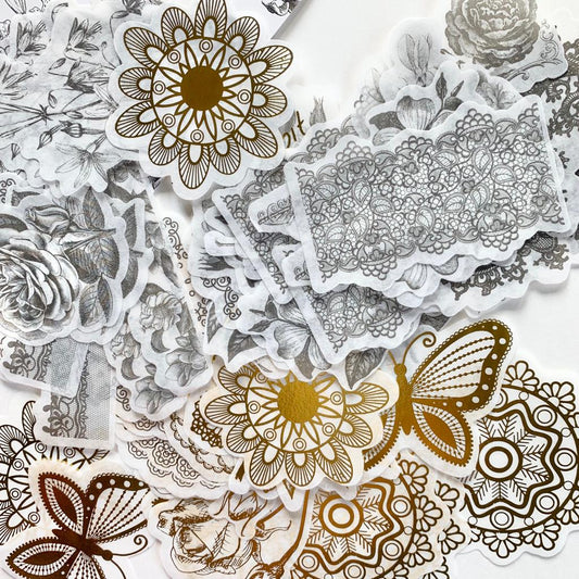 MMK06B053|G1 |NATURAL COLLECTION DECO STICKER 60 PC