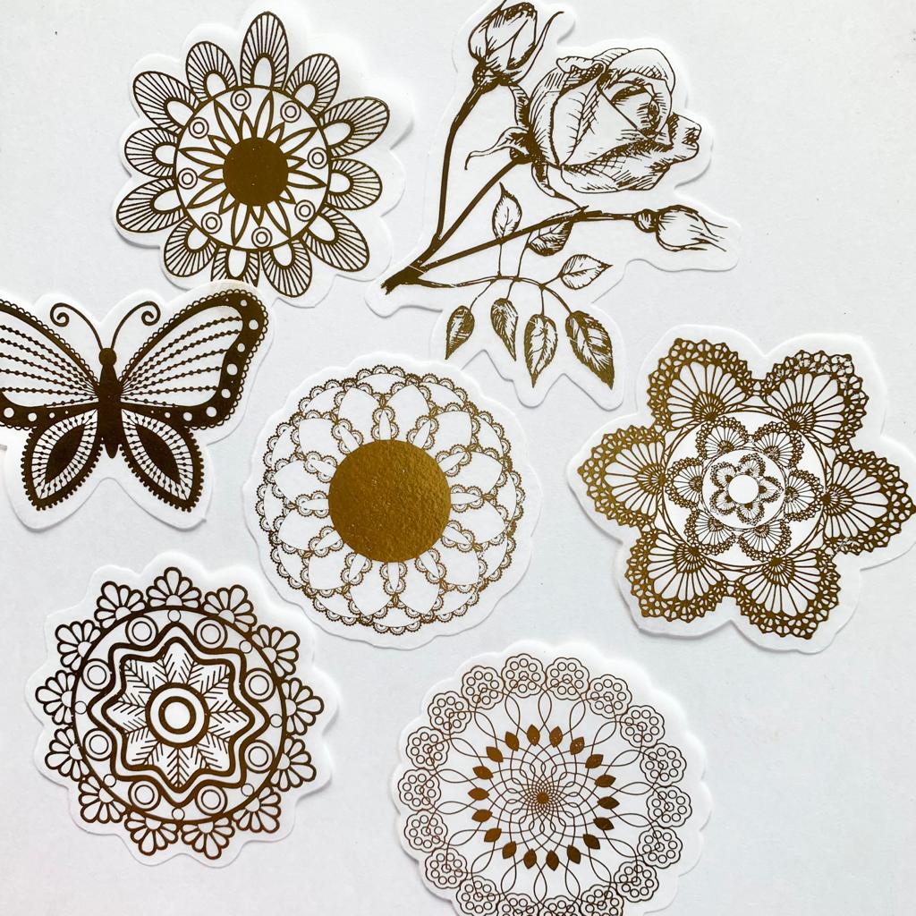 MMK06B053|G1 |NATURAL COLLECTION DECO STICKER 60 PC