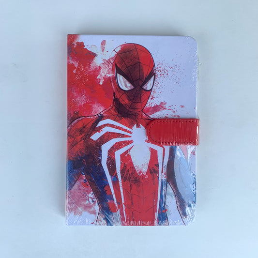 808-24 A5 Spiderman Notebook Magnetic