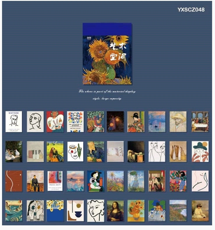 #YXSCZ048 Vellum Ephemera Set of 365 No Repeat (Size: 5cmx4cm) Scroll Down to see Product Video